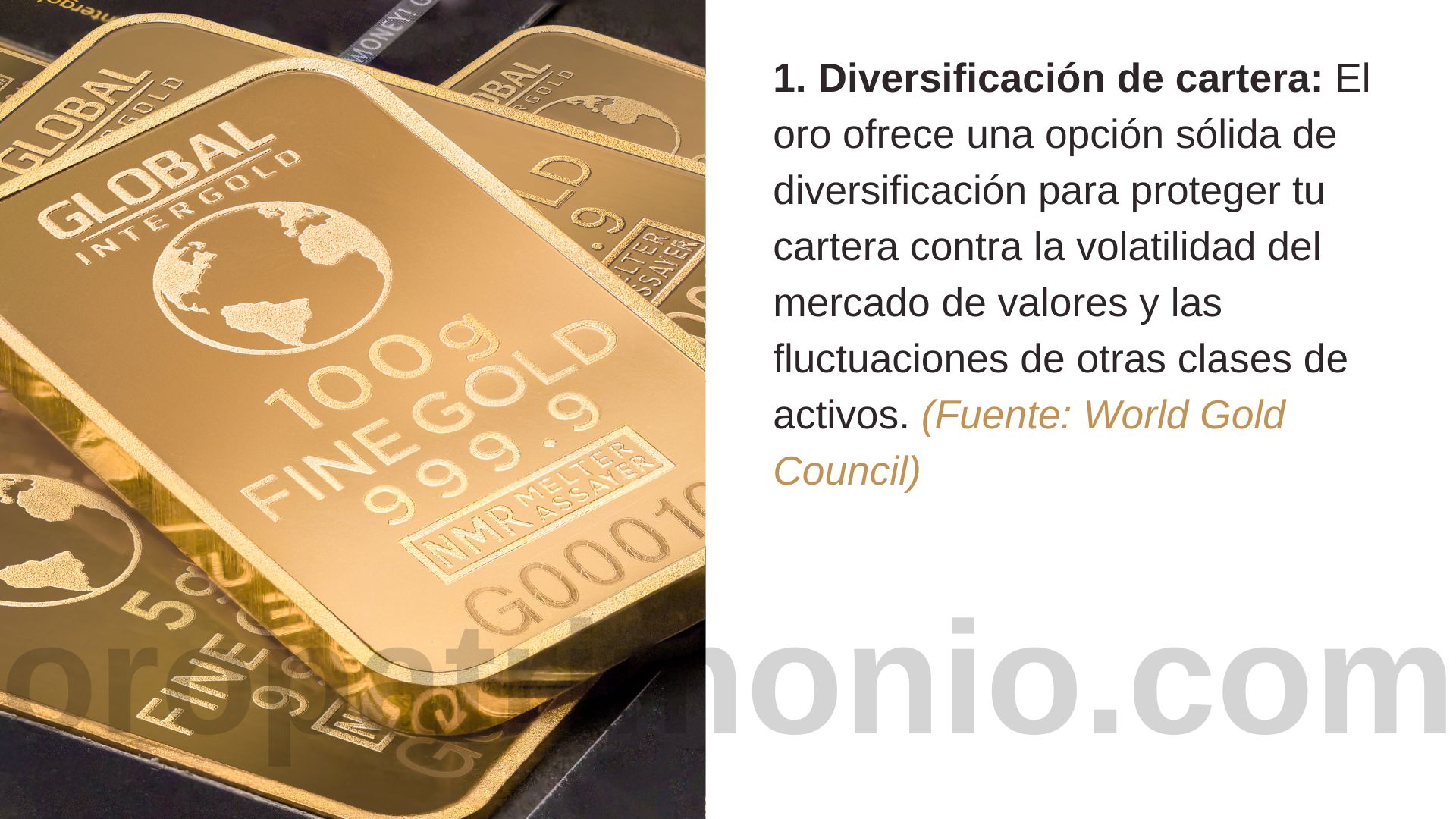 Diversificación de cartera